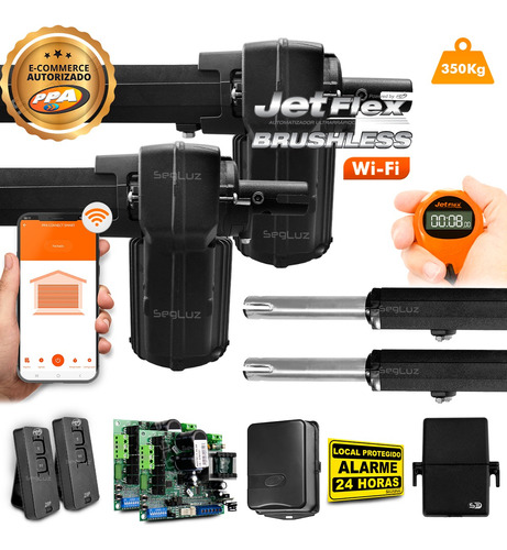 Kit Motor Ppa Pivo 1/2hp Wifi Jetflex Brushless Super Dupla