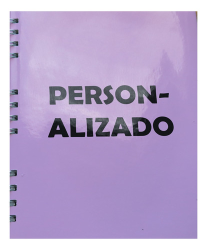 Cuaderno Personalizado Tapa Dura 100 Hojas + Extra