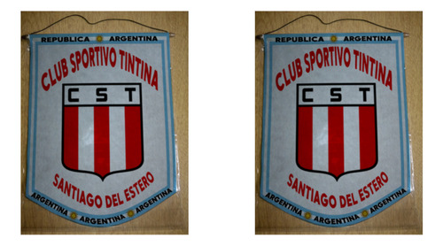Banderin Grande 40cm Sportivo Tintina Santiago Estero