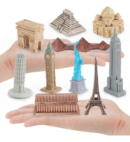 Juego De En Miniatura De Edificios Emblemáticos Uds., Juego
