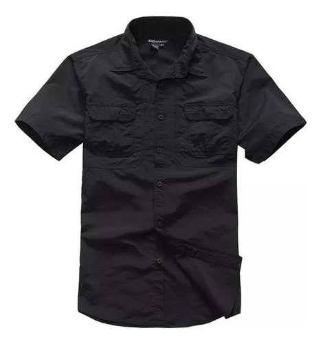 Camisa Militar Táctica Hombres Transpirable Secado Rápido Ej