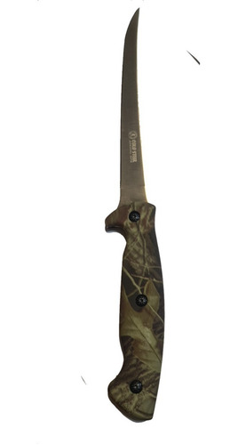 Imagen 2 de 7 de Cuchillo De Filetear Cold Steel Camuflado C/funda El Jabali