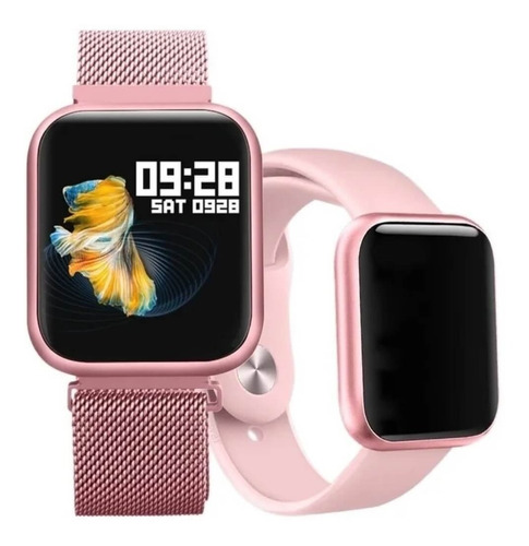 Relógio Smart Watch P70 Batimento Cardíaco C/ Duas Pulseiras