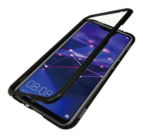 Imagen 6 de 6 de Funda Magnetica Aluminio Cristal H9 Huawei Mate 20/pro/x