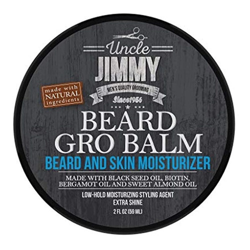 Uncle Jimmy Products Bálsamo Gro Para Barba 2 Onzas