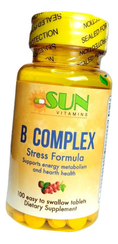 Complejo B + Vitamina B12 + Ácido Fólico + Biotina 100 Tabs