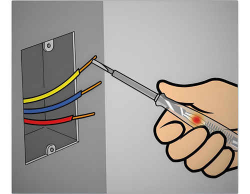 Chave Teste Eletrica Detector Tensão Profissional - 1 Pc