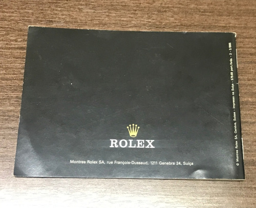 Manual Rolex Seu Rolex Oyster 1995 (Usado)