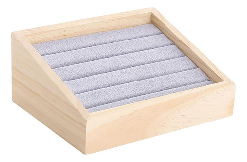Organizador De Almacenamiento De Decoración Terciopelo Gris