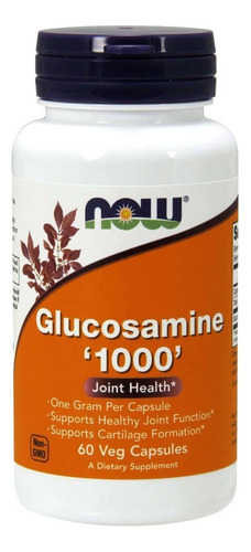 Now Foods Glucosamina 1000 Salud De Articulaciones 90cap Sabor Sin Sabor