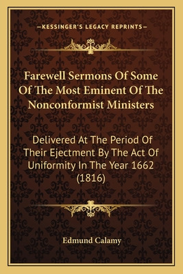 Libro Farewell Sermons Of Some Of The Most Eminent Of The...