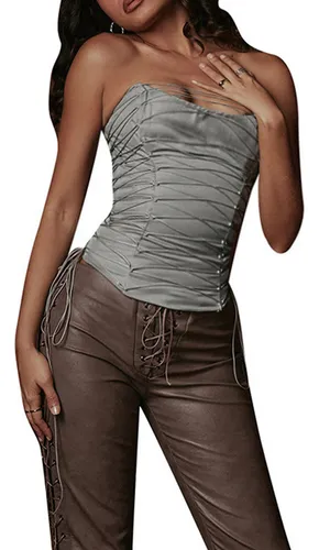 Blusa Con Tirantes Cruzadas En El Pecho MercadoLibre