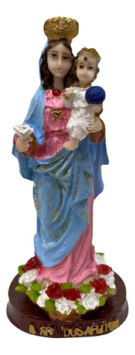 Escultura Nossa Senhora Dos Aflitos 14 Cm Em Resina