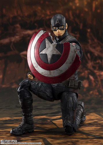 Imagen 7 de 12 de Capitán America Endgame Final Battle Vr. S.h.figuarts Bandai