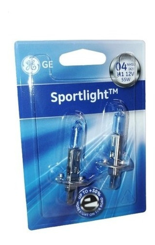 Lámpara H1 General Electric Sportlight 12v 55w X2 - Original