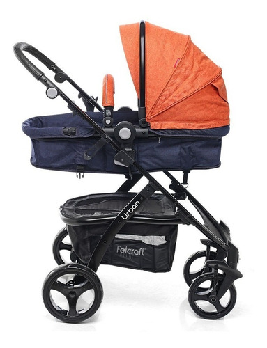 Imagen 2 de 9 de Cochecito Bebé Felcraft Urban 3 En 1 Huevito Moises Envio Gratis