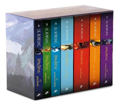 Harry Potter Serie Completa Caja 7 Libros - J K Rowling