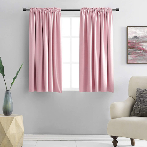 Cortinas Rosas Para Habitación De Niños, Decoración ...