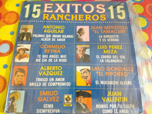 15 Exitos Rancheros Lp Varios Z