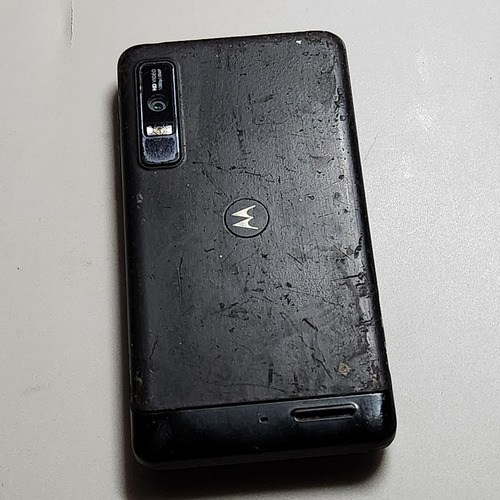 Celular Motorola Milestone 3 Xt860 Gsm Para Revisar O Piezas, Leer Descripcion!, Coleccion Clasico Retro, Nokia Sony Ericsson Xperia Pantech W600 W580 Negro (Usado)