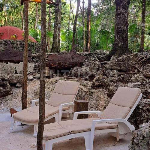 Terreno Con Villa Y Cenote En Ruta De Los Cenotes, Puerto Morelos