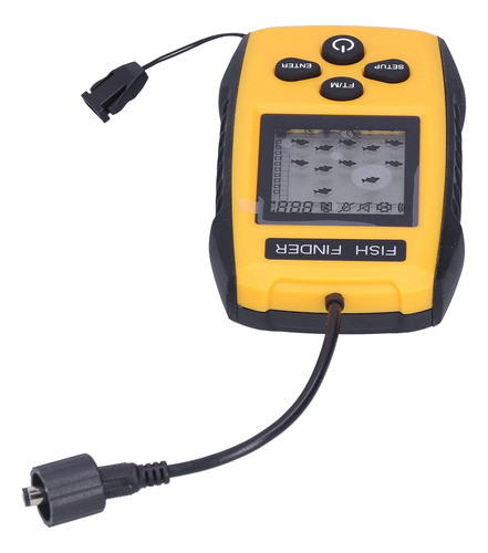 Sensor De Pesca, Buscador De Peces, Pantalla Lcd, Led, Alarm