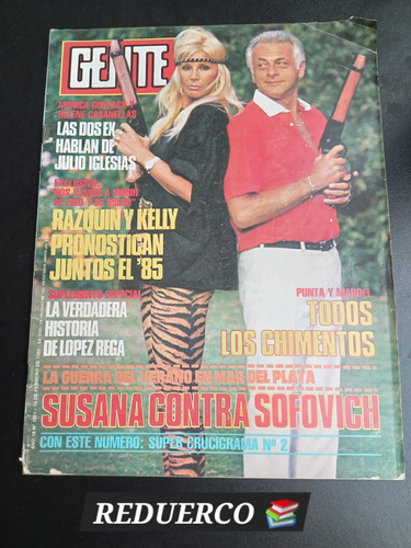 Gente 1021 Año 1985 Susana Sofovich López Rega Kelly 14/2 E