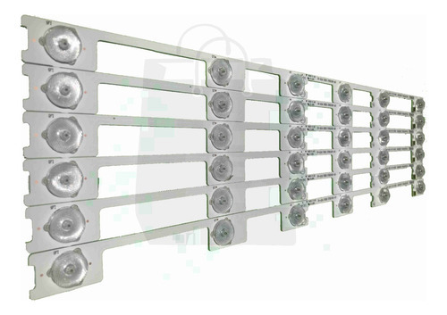 Kit de 6 barras de TV LED Ph48861dg Ph48861 Ph 48861 de aluminio