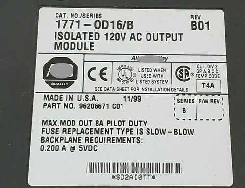 Isolated Output Module Plc Sealed In Box 1 Year Warranty