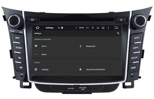 Radio Gps Bluetooth Hyundai I30 2011-18 Android 9 64gb 4gb