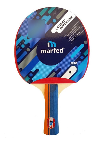 Paleta De Ping Pong Tenis De Mesa Marfed 1 Estrella