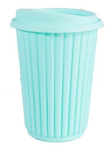 Imagen 2 de 8 de 50 Vasos Rallado Tapa Térmico Pastel 270ml Bpa Free