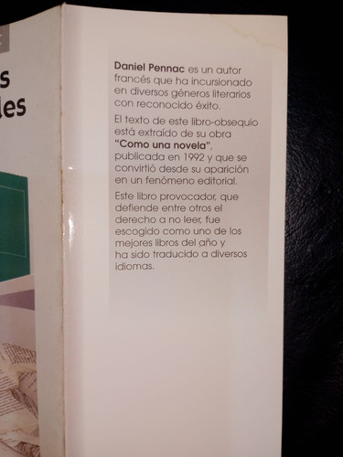 Libro Los Derechos Imprescriptibles Del Lector Daniel Pennac
