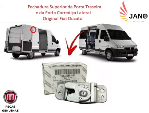 Fechadura Superior Porta Traseira Ou Lateral Ducato Cargo 2.
