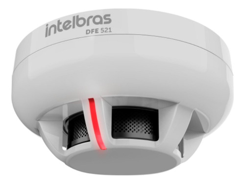 Detector De Fumaça Endereçável Com Led Dfe 521 Intelbras