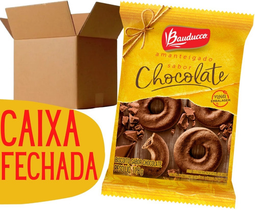 Biscoitos Amanteigados Atacado Rosquinha Sache Chocolate 400