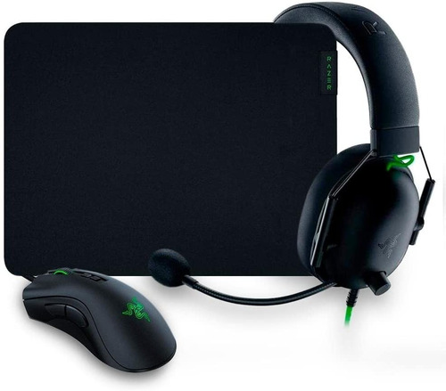 Imagem 1 de 4 de Razer Battle Bundle Blackshark Gigantus Deathadder