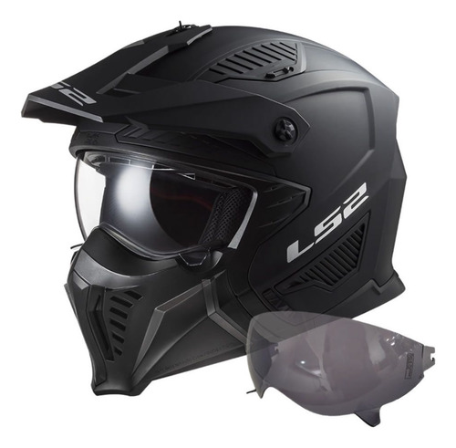 Casco Ls2 Of606 Drifter Negro Mate