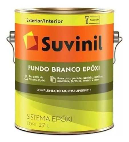 Fundo Epóxi Branco 2,7lt - Suvinil