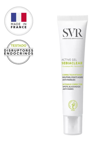 Svr Gel De Tratamiento Sebiaclear Active Gel 40ml