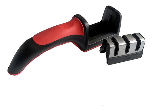 Imagen 3 de 4 de Afilador De Cuchillos Acero Ergonómico Antideslizante