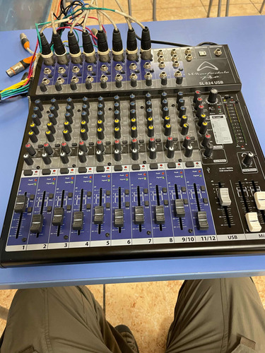 Mixer 8 Canales Sl 824 Usb