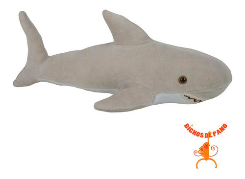 Tubarão Branco De Pelúcia Bichos De Pano 182 31cm