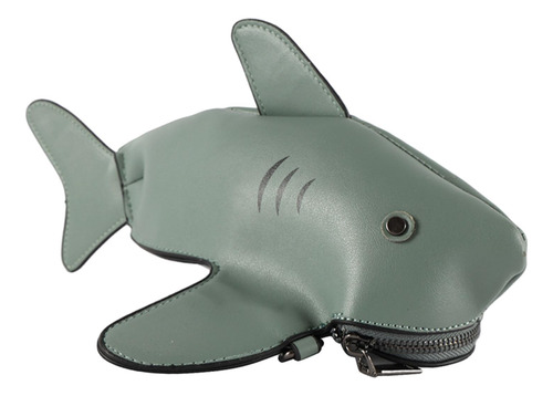 Scary Shark Bolsas Monedero Con Cremallera Bandolera