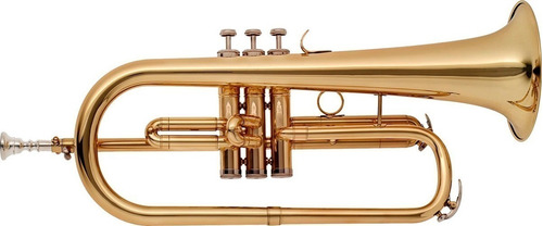 Imagen 1 de 4 de Bb Flugel Horn + Estuche Stagg Wsfh215s Fliscorno