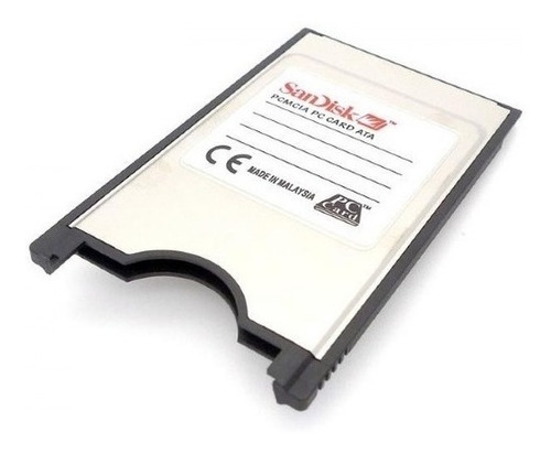 Kit 1 Adaptador Pcmcia Compact Flash Cf + 1 Cartão 128mb