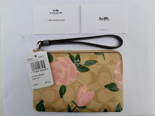 Coach Monedero F26291 Flores 100% Original | Meses sin intereses