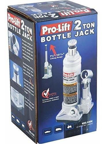 Botella Hidráulica Gris Prolift B002d Jack Capacidad De 2 T