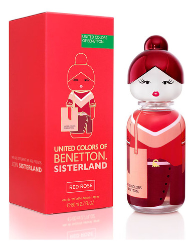 Perfume Benetton Sisterland Red Rose Edt 80ml
