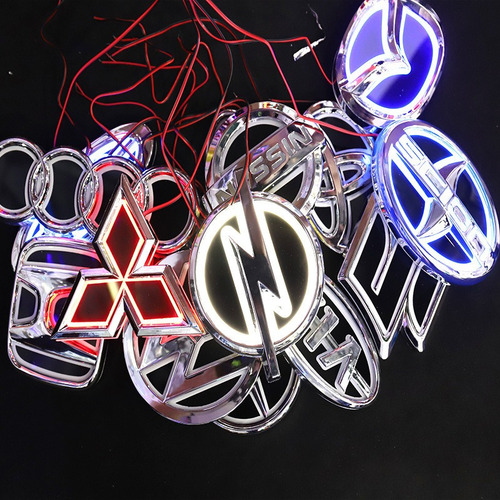 Logotipo Led Suzuki Emblema 5 D
